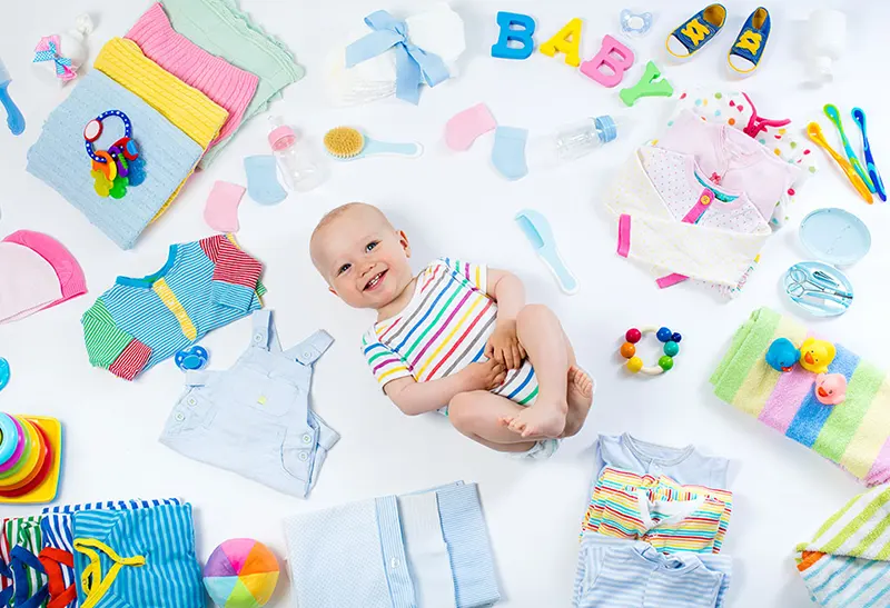 لیست کامل سیسمونی نوزاد پسر و دختر با قیمت + دانلود PDF و چک لیست